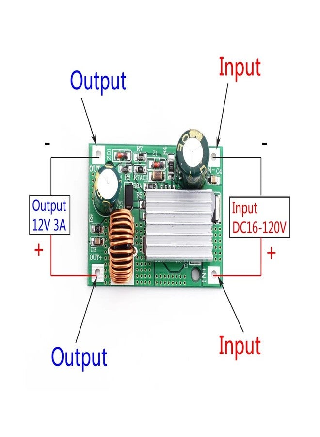 CentIoT - DC-DC 16-120V to 12V 3A Step Down Buck Converter Non-Isolated Stabilizer Power Supply Module - Image 3